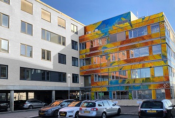 Gevelrenovatie en restyling met folie