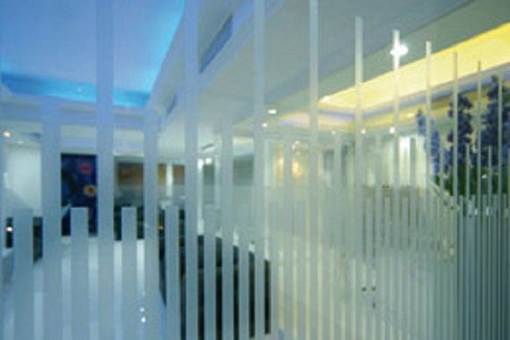 Privacy folie op kantoor